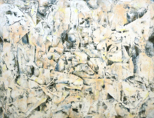 The pink ghost´s parade van Petrus Bergstrand, Schilderij te koop op Singulart
