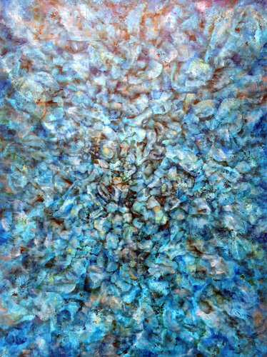 Turning blue van Petrus Bergstrand, Schilderij te koop op Singulart