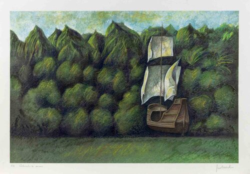 The Ship by Franco Fortunato, Print for Sale on Singulart