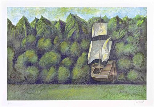 The Ship by Franco Fortunato, Print for Sale on Singulart