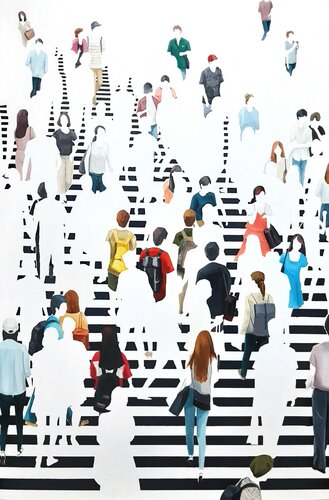 The moment of a look di Martta García Ramo, Pittura in vendita su Singulart