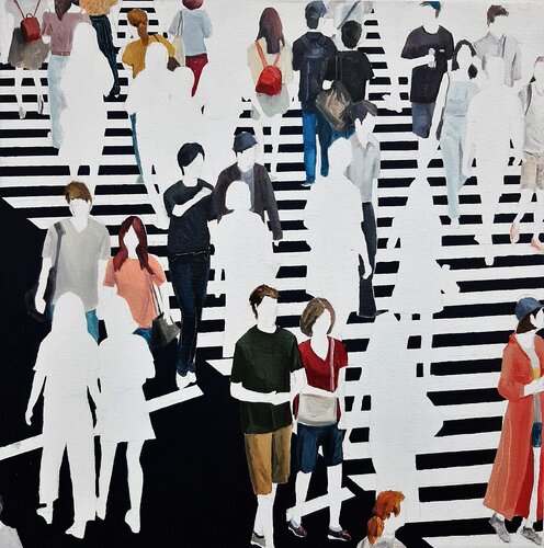 Postal Code 10117 - Berlin de Martta García Ramo, Pintura a la venta en Singulart
