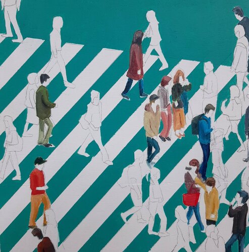 The Culture os "Like" III de Martta García Ramo, Pintura a la venta en Singulart