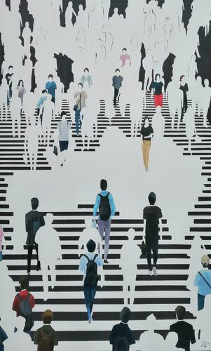 Paso a paso van Martta García Ramo, Schilderij te koop op Singulart