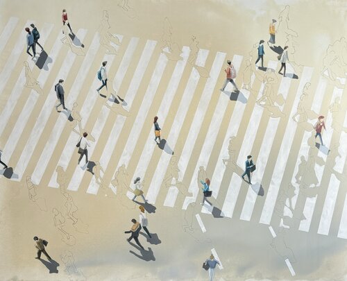 My own way de Martta García Ramo, Pintura a la venta en Singulart