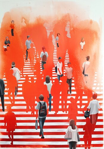 The silhouette of your authentic self de Martta García Ramo, Pintura a la venta en Singulart