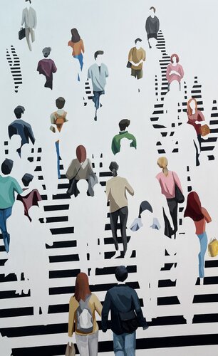 At the edge, everything changes de Martta García Ramo, Pintura a la venta en Singulart