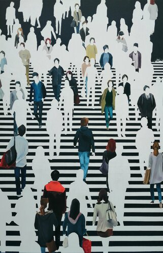 De la mano van Martta García Ramo, Schilderij te koop op Singulart