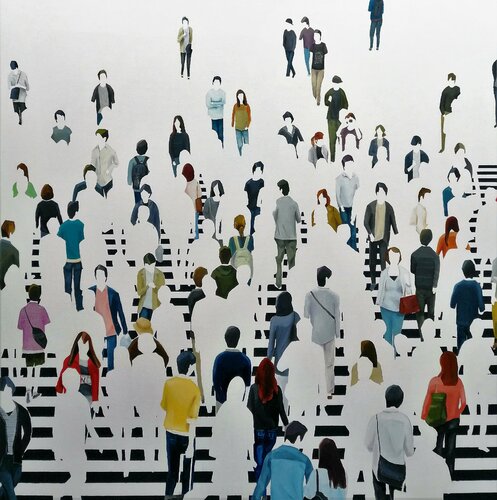 Contorno subjetivo van Martta García Ramo, Schilderij te koop op Singulart