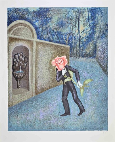 The Gardener in Love von Enrico Benaglia, Druck kaufen auf Singulart