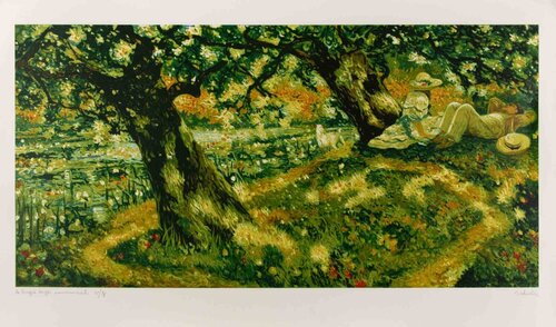 I Sentieri degli Innamorati von Antonio Saliola, Druck kaufen auf Singulart