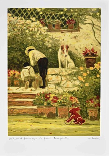 Il Pomeriggio di Fratel Coniglietto von Antonio Saliola, Druck kaufen auf Singulart