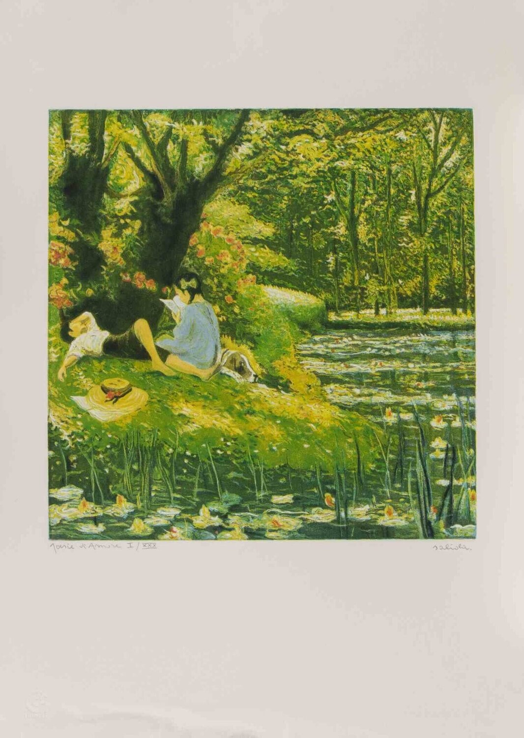 Poesie d'Amore (Love Poems) Antonio Saliola Druck zu verkaufen