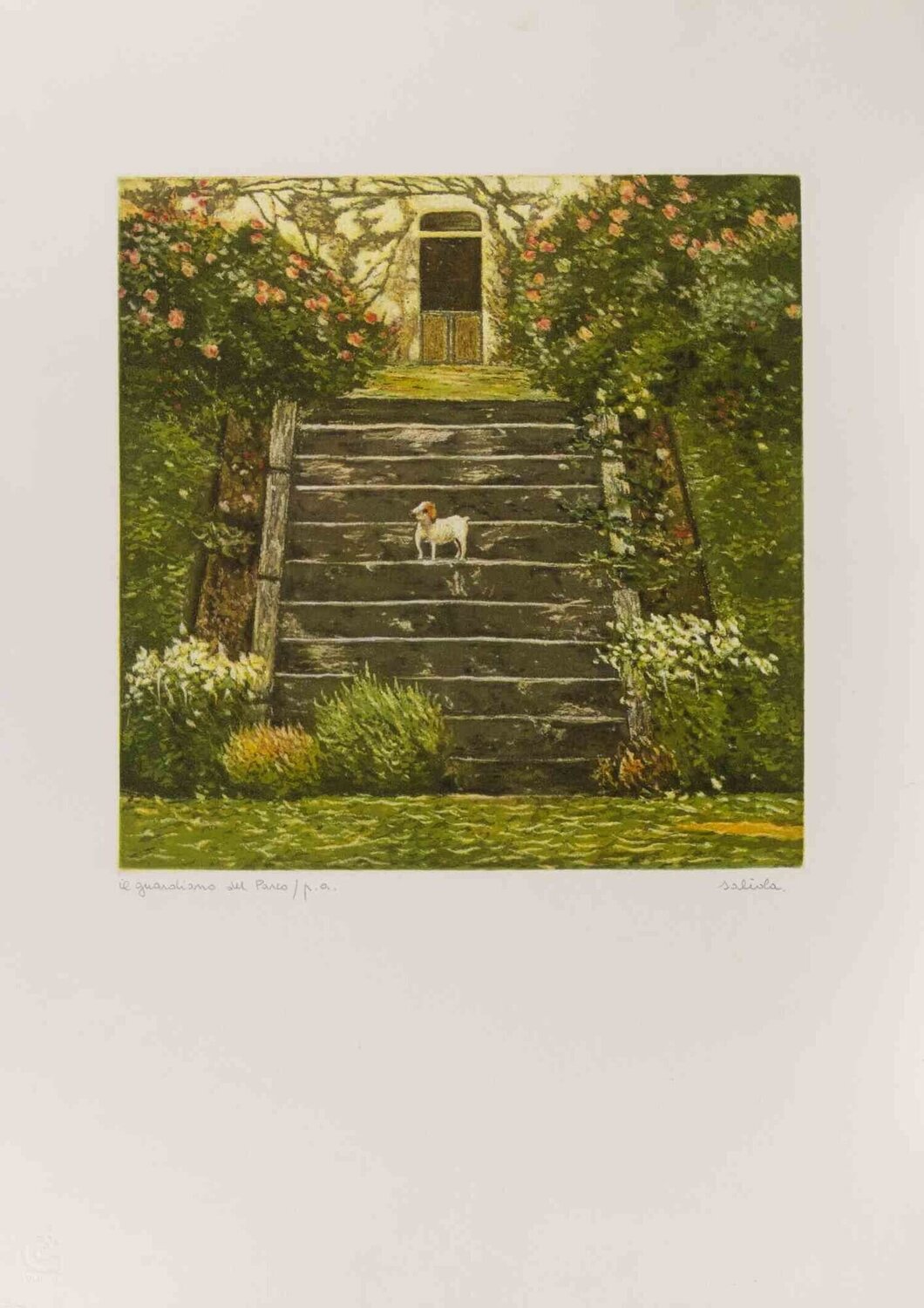 Il Guardiano del Parco Antonio Saliola Print for sale