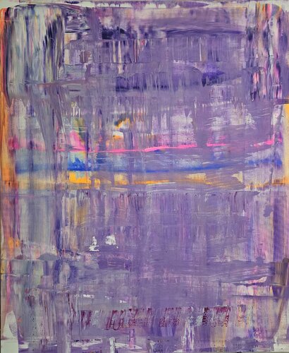 Purple Rain de Michael Graf von Luxburg, Pintura a la venta en Singulart