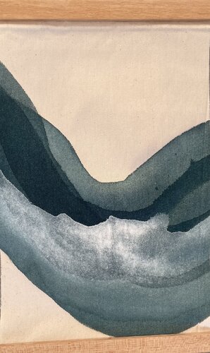 Blue wave van Paola Landolfi, Schilderij te koop op Singulart