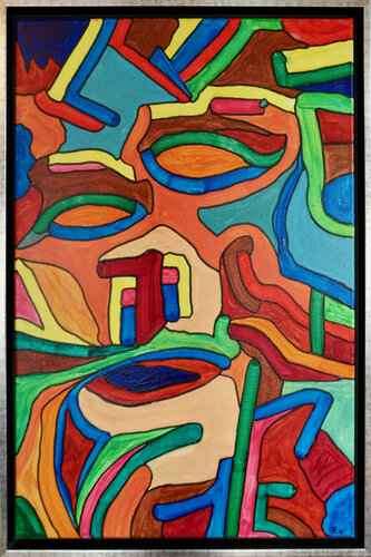 the mankind face van Steffen Zehrfeld, Schilderij te koop op Singulart