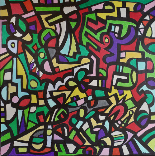 Vor der Tour van Steffen Zehrfeld, Schilderij te koop op Singulart