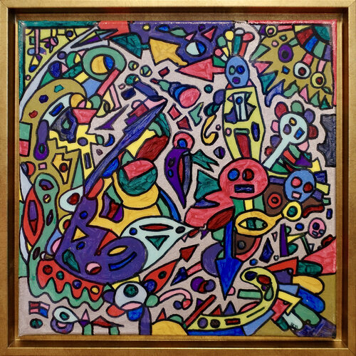 Dating van Steffen Zehrfeld, Schilderij te koop op Singulart