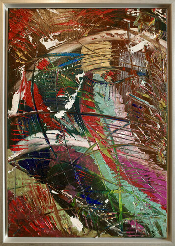 love of recycling van Steffen Zehrfeld, Schilderij te koop op Singulart