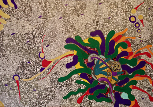 Synapsenapparat von Steffen Zehrfeld, Malerei kaufen auf Singulart