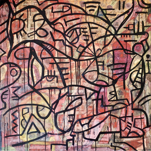 Die Projektion van Steffen Zehrfeld, Schilderij te koop op Singulart