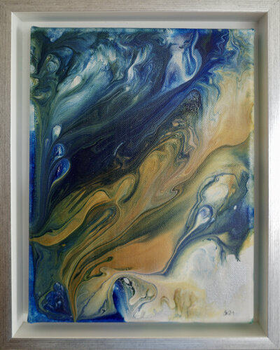 Aquapsy 2/3 van Steffen Zehrfeld, Schilderij te koop op Singulart