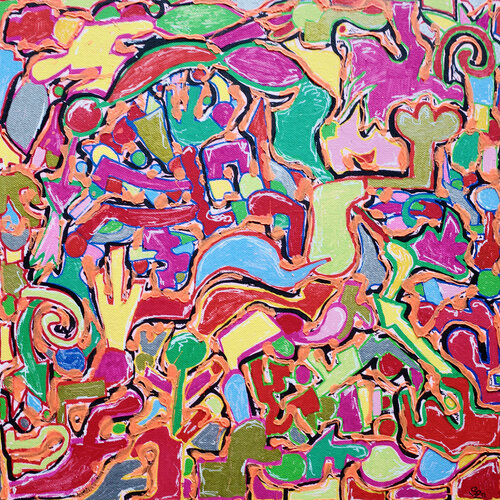 the filthy money van Steffen Zehrfeld, Schilderij te koop op Singulart