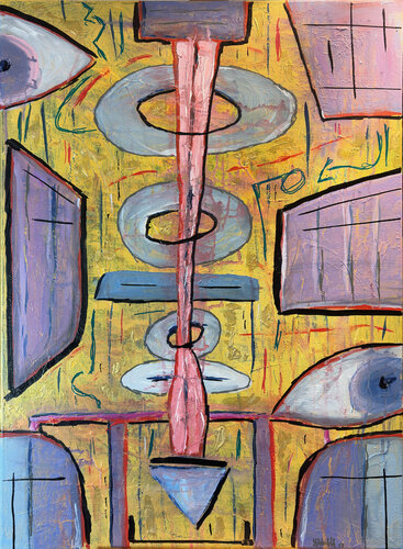 A.I. - ALLES IRRE van Steffen Zehrfeld, Schilderij te koop op Singulart