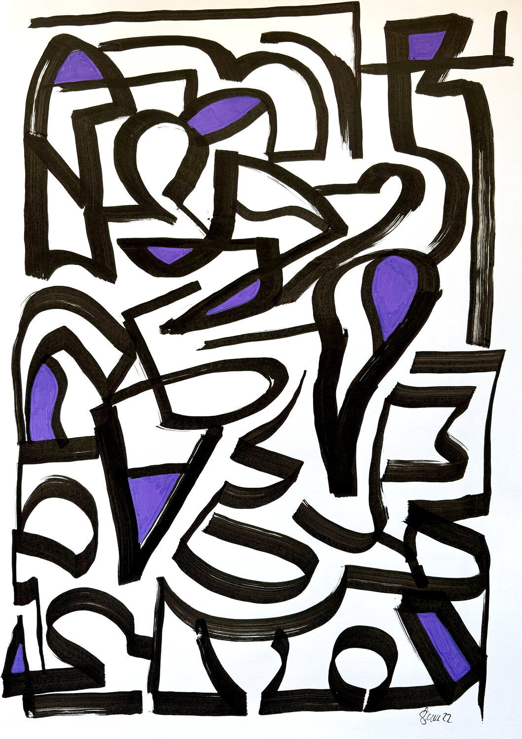 K-Scheune 1/50 Steffen Zehrfeld Drawing for sale