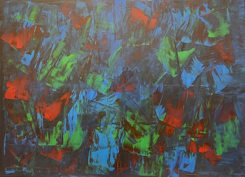 Post Bellum van Antoine Junior Alves, Schilderij te koop op Singulart