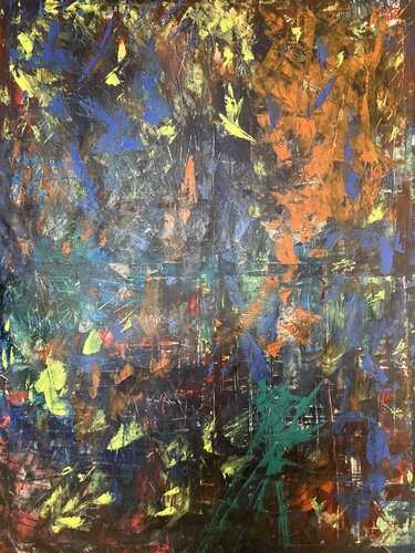 Flammae Cordis Mei di Antoine Junior Alves, Pittura in vendita su Singulart