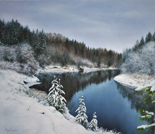 The silence of a winter forest Iryna Buivolova