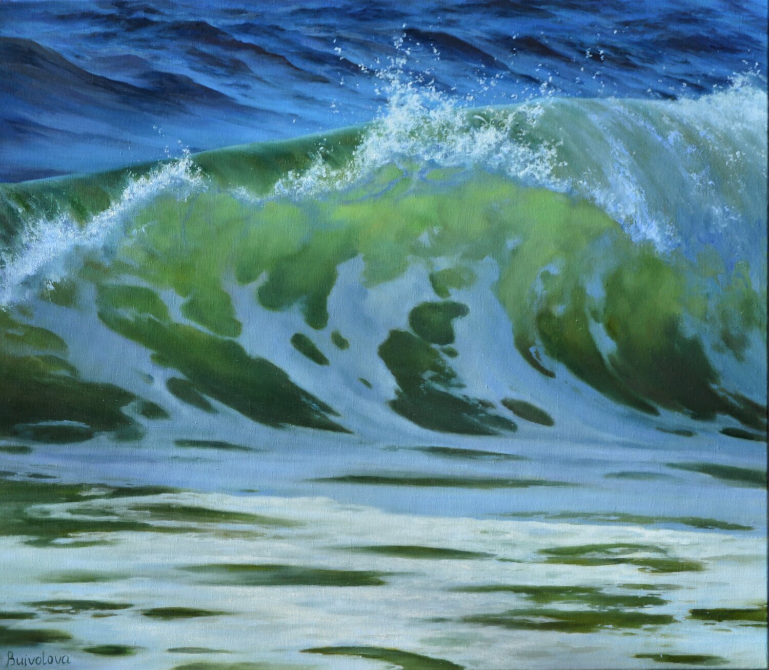 Mediterranean wave Iryna Buivolova