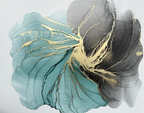 Abstract Flower 1 von Anastasia Matas, Werk auf Papier kaufen auf Singulart