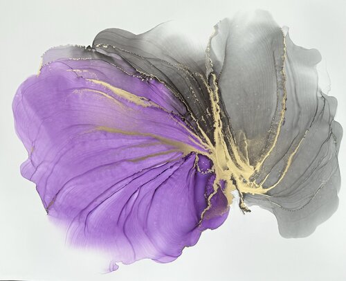 Abstract Flower 2 von Anastasia Matas, Werk auf Papier kaufen auf Singulart