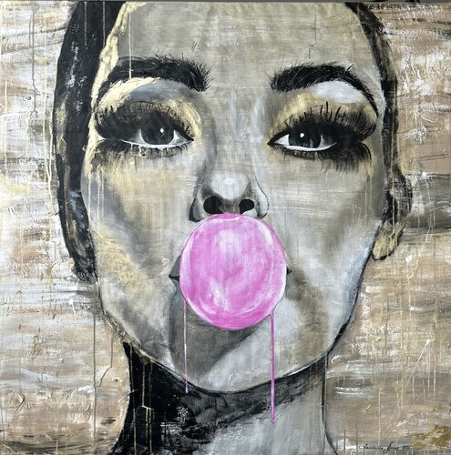 BUBBLE MUSE VANESSA (2024) von Anastasia Matas, Malerei kaufen auf Singulart