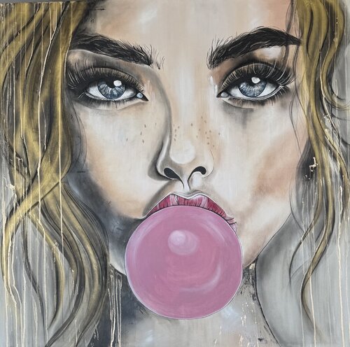 BUBBLE MUSE CARMEN von Anastasia Matas, Malerei kaufen auf Singulart