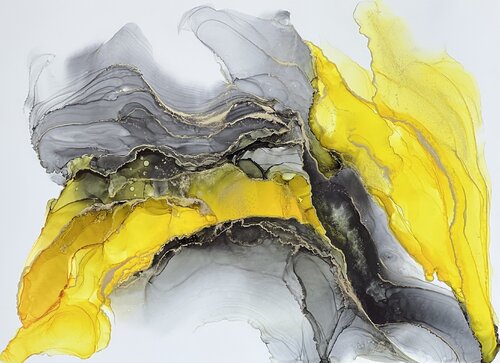 Yellow Touch 1 von Anastasia Matas, Werk auf Papier kaufen auf Singulart