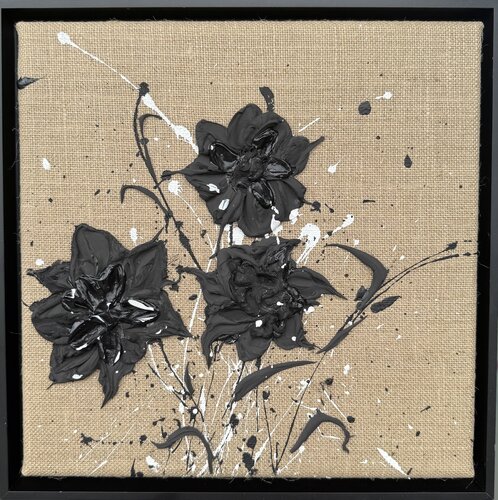 Black Bloom von Anastasia Matas, Malerei kaufen auf Singulart