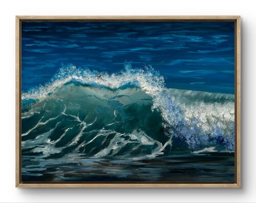 Wave by Aisylu Burangulova, 油畫 for Sale on Singulart