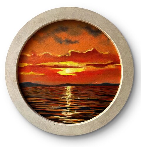 Culmination of the day by Aisylu Burangulova, 油畫 for Sale on Singulart