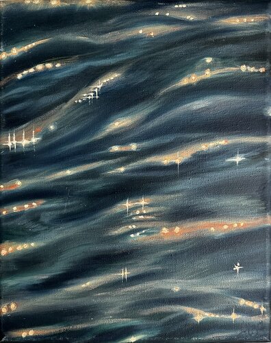 The last kiss of the sun van Aisylu Burangulova, Schilderij te koop op Singulart