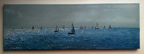 Sea diamonds van Aisylu Burangulova, Schilderij te koop op Singulart