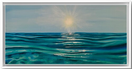 Blue ocean von Aisylu Burangulova, Malerei kaufen auf Singulart