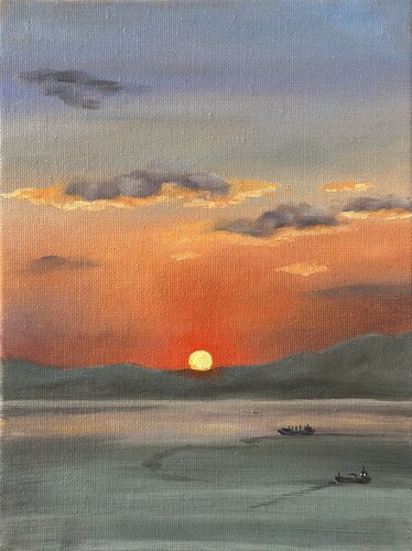 Take a look by Aisylu Burangulova, 油畫 for Sale on Singulart