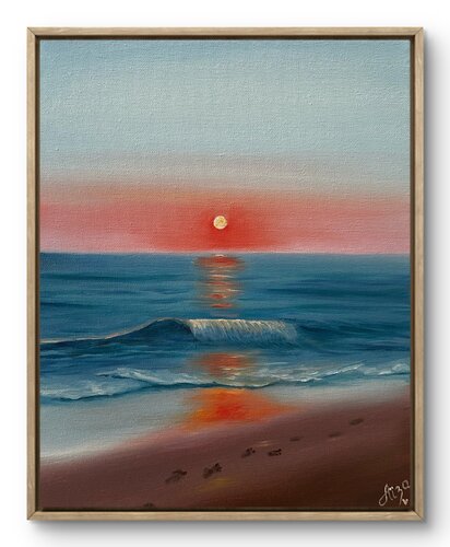 Morning walk by Aisylu Burangulova, 油畫 for Sale on Singulart