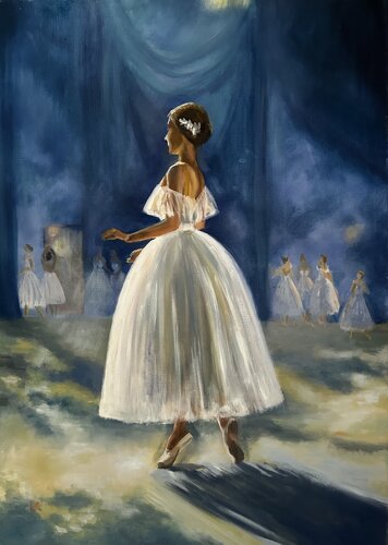 Where the dance begins van Aisylu Burangulova, Schilderij te koop op Singulart