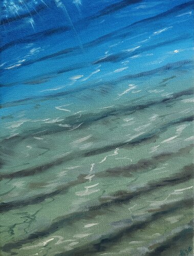 Clear depths by Aisylu Burangulova, 油畫 for Sale on Singulart