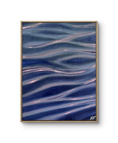 “BETWEEN WAVES” van Aisylu Burangulova, Schilderij te koop op Singulart